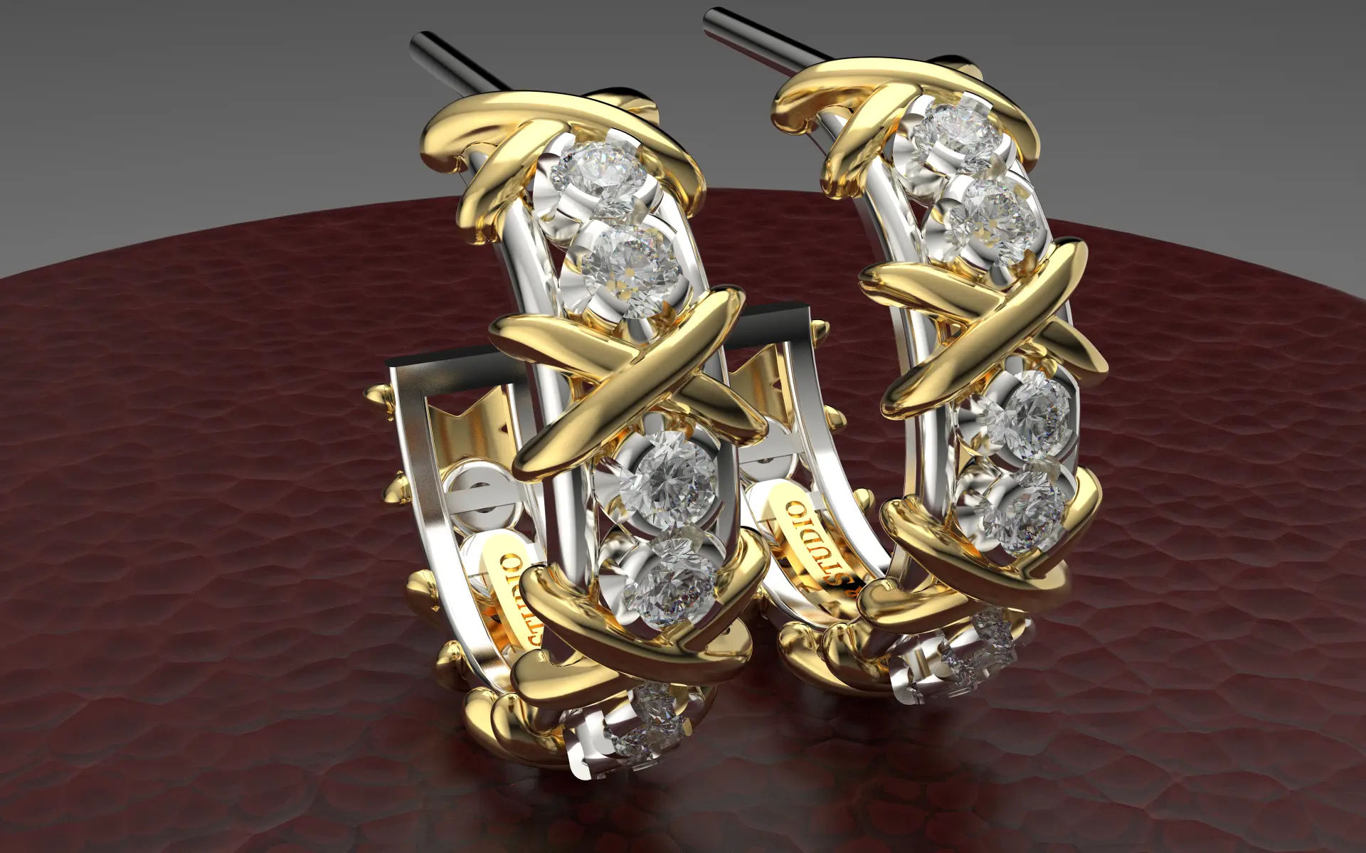 Tiffany - Schlumberger Twenty Stone Hoop Lux Copy
