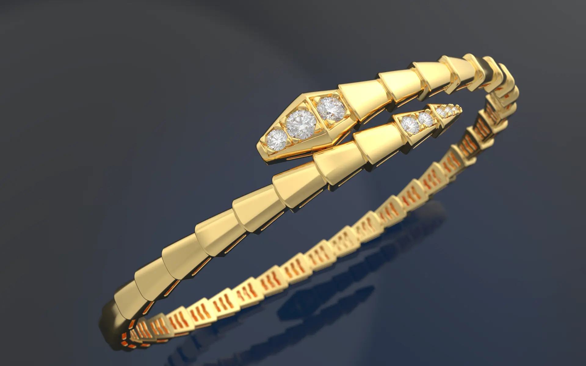 Bvlgari - Serpenti Viper с бриллиантами